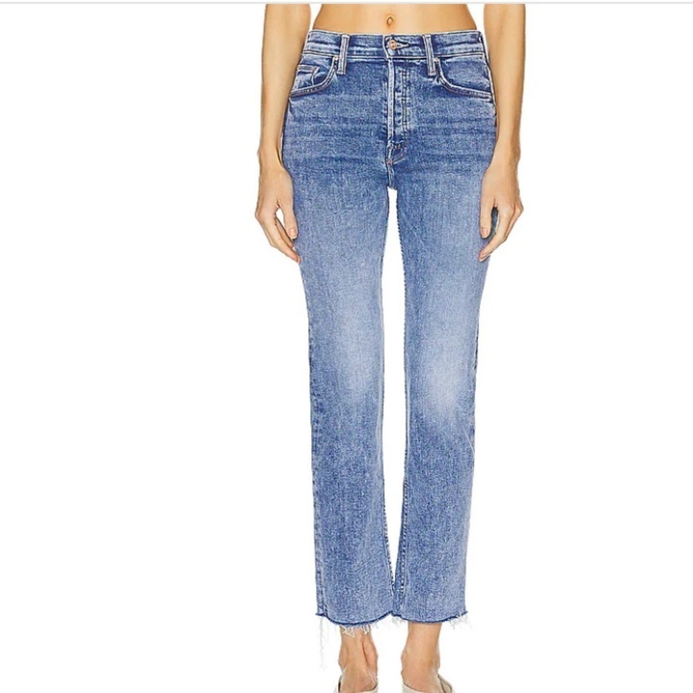 Mother The Tomcat ankle fray straight leg On The Road wash 29